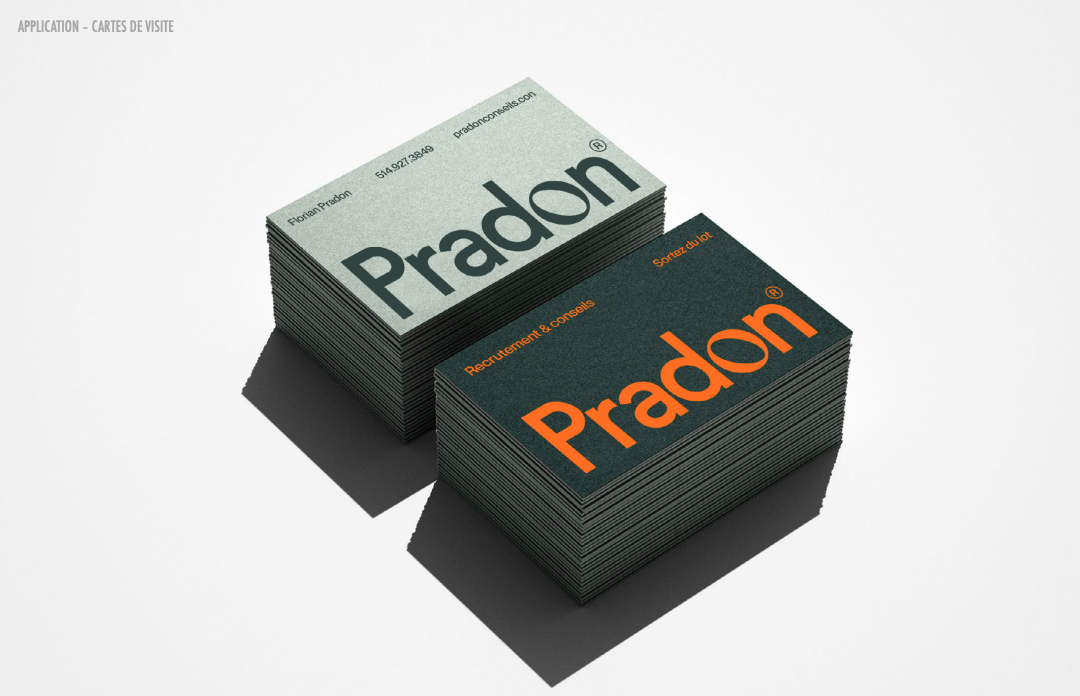 Pradon, cartes de visite